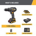دريل بطارية 18 فولط 2 امبير مع همر CAT DX12 BRUSHLESS