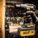 دريل بطارية 18 فولط 2 امبير مع همر CAT DX12 BRUSHLESS