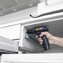 دريل بطارية 12 فولط 2 امبير مع همر CAT DX15
