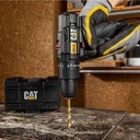 دريل بطارية 12 فولط 2 امبير مع همر CAT DX15