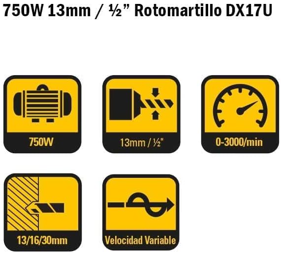 دريل كهرباء ربط 13 مم 750 واط CAT DX17