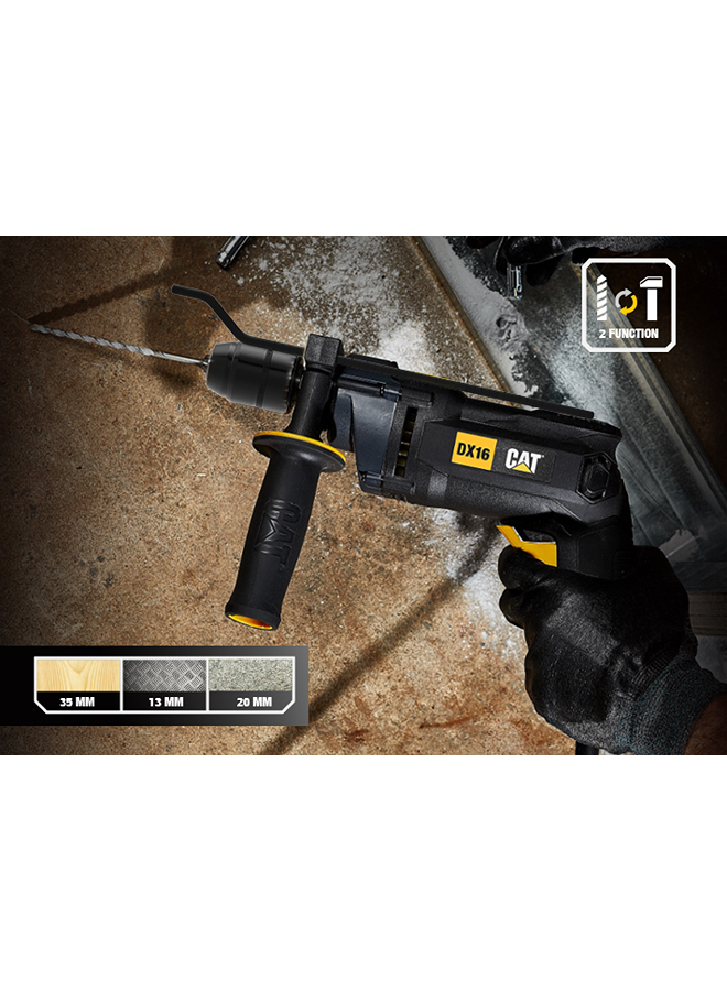 دريل كهرباء ربط 13 مم 850 واط CAT DX16