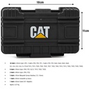 طقم رؤوس براغي 45 قطعة CAT DA01902