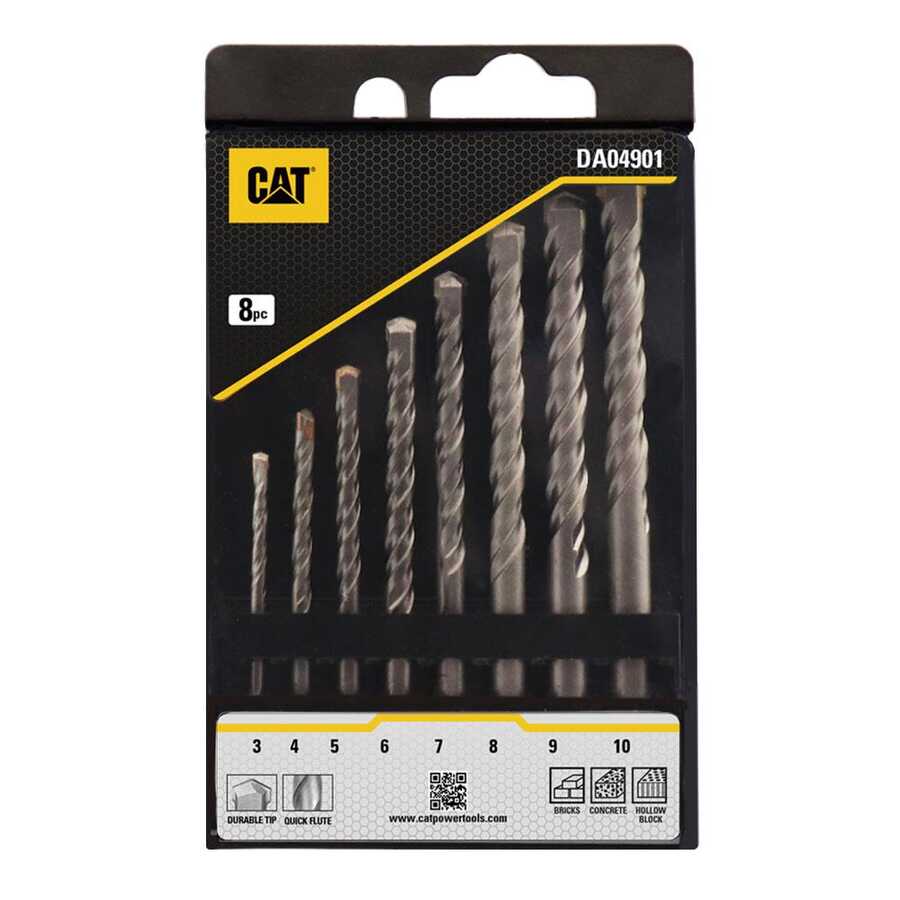 طقم ريش حفر جدار 8 قطع CAT DA04901