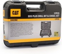طقم ريش حفر خرسانة 17 قطعة CAT DA03902
