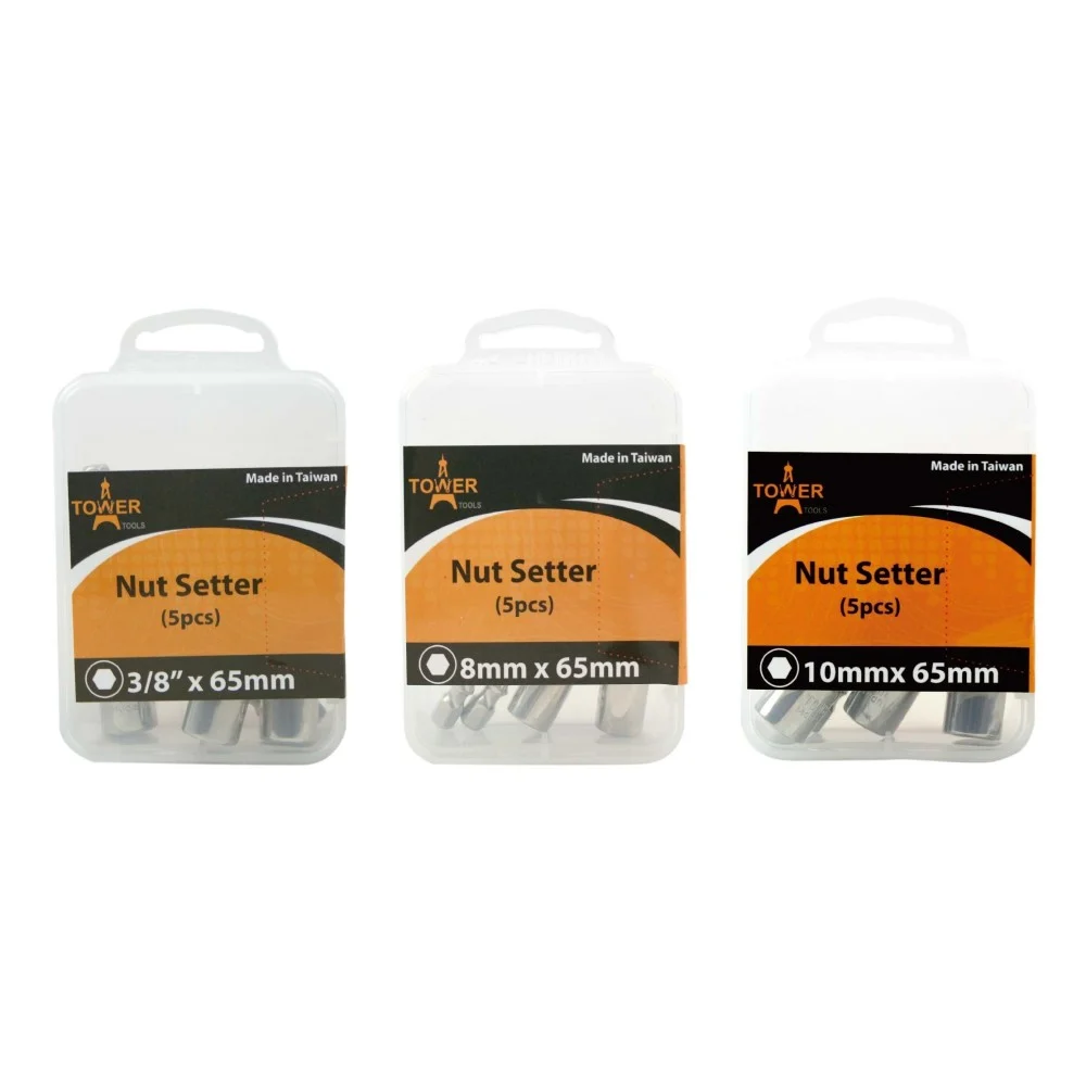 Nut Setter Hex 10 mm * 65 mm Taiwan TOWER 