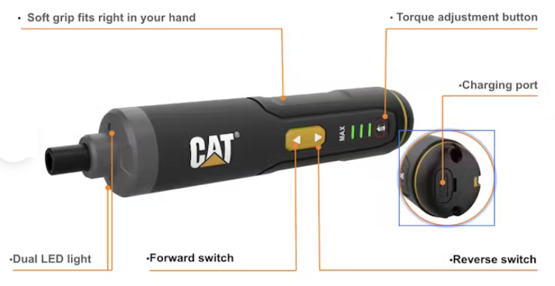 مفك براغي بطارية CAT DX1110 