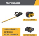 منشار بطارية عشب سياج 18  فولط CAT DG220 BRUSHLESS