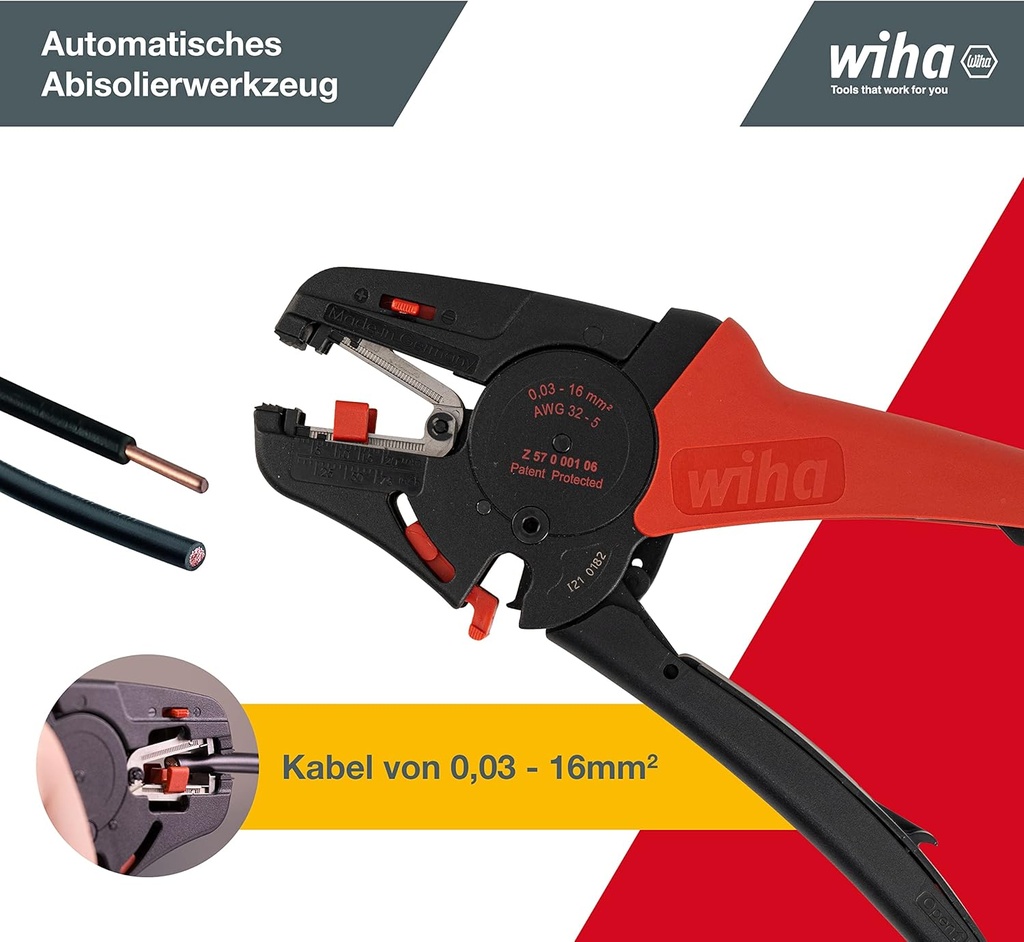 Wire Stripper, Automatic, WIHA, Z57000106SB