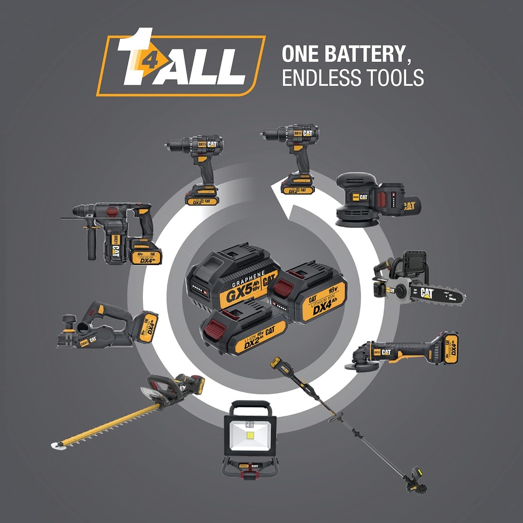 منشار بطارية عشب سياج 18  فولط CAT DG220 BRUSHLESS