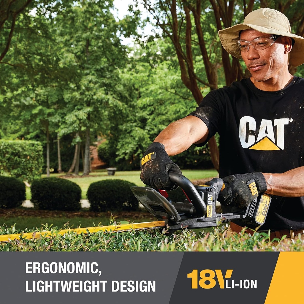 منشار بطارية عشب سياج 18  فولط CAT DG220 BRUSHLESS