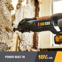 منشار بطارية ترددي 18 فولط  CAT DX52 BRUSHLESS