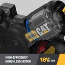 منشار بطارية جنزير CAT DG231 18V/12CM