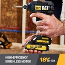 Cordless Screw Drill 18v CAT DX71