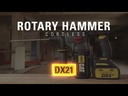 Cordless Rotary Hammer 26mm 18v 4A CAT DX21