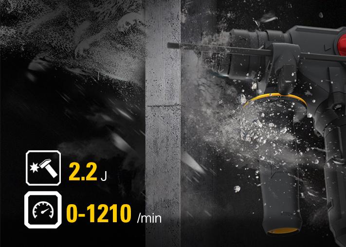 دريل بطارية خرسانة 18 فولط 4 امبير CAT DX21 BRUSHLESS