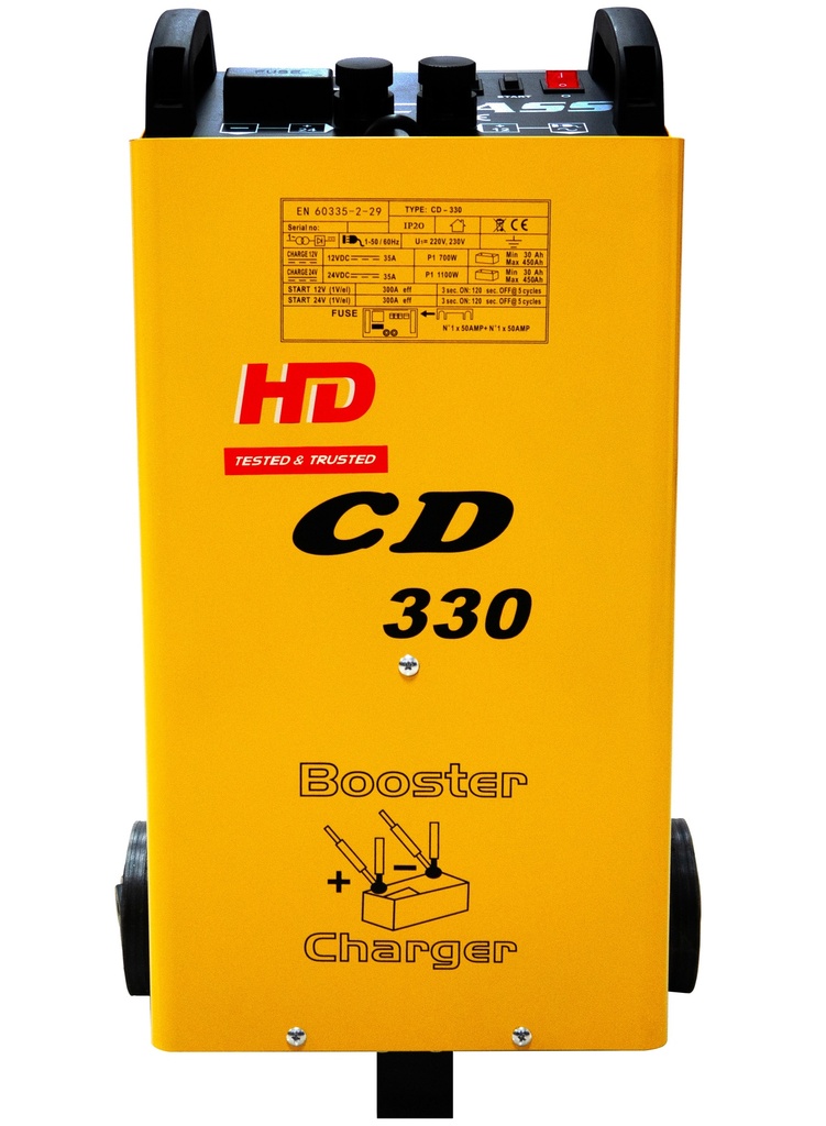 شاحن بطاريات 12-24 فولت HD CD330