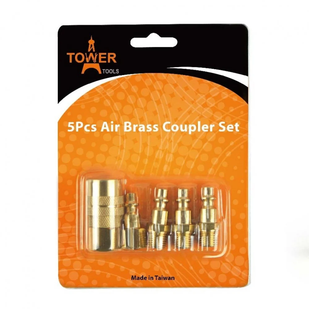 طقم كوبلر صمام هواء 5 قطع ABC-005 تايواني TOWER