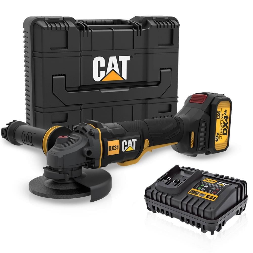 Battery Angle Grinder 18 Volts 4.5" CAT DX31