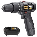 دريل بطارية 12 فولت 2 أمبير مع همر DX15 CAT