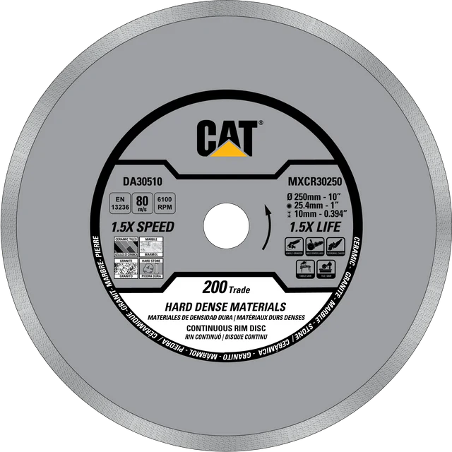 Ceramic Cutting Disc 250 mm DA30510 CAT 200TRADE