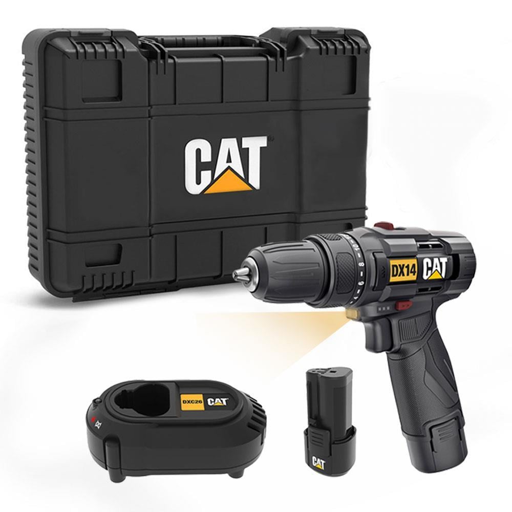 Cordless Drill 12v 2Ah CAT DX14.2