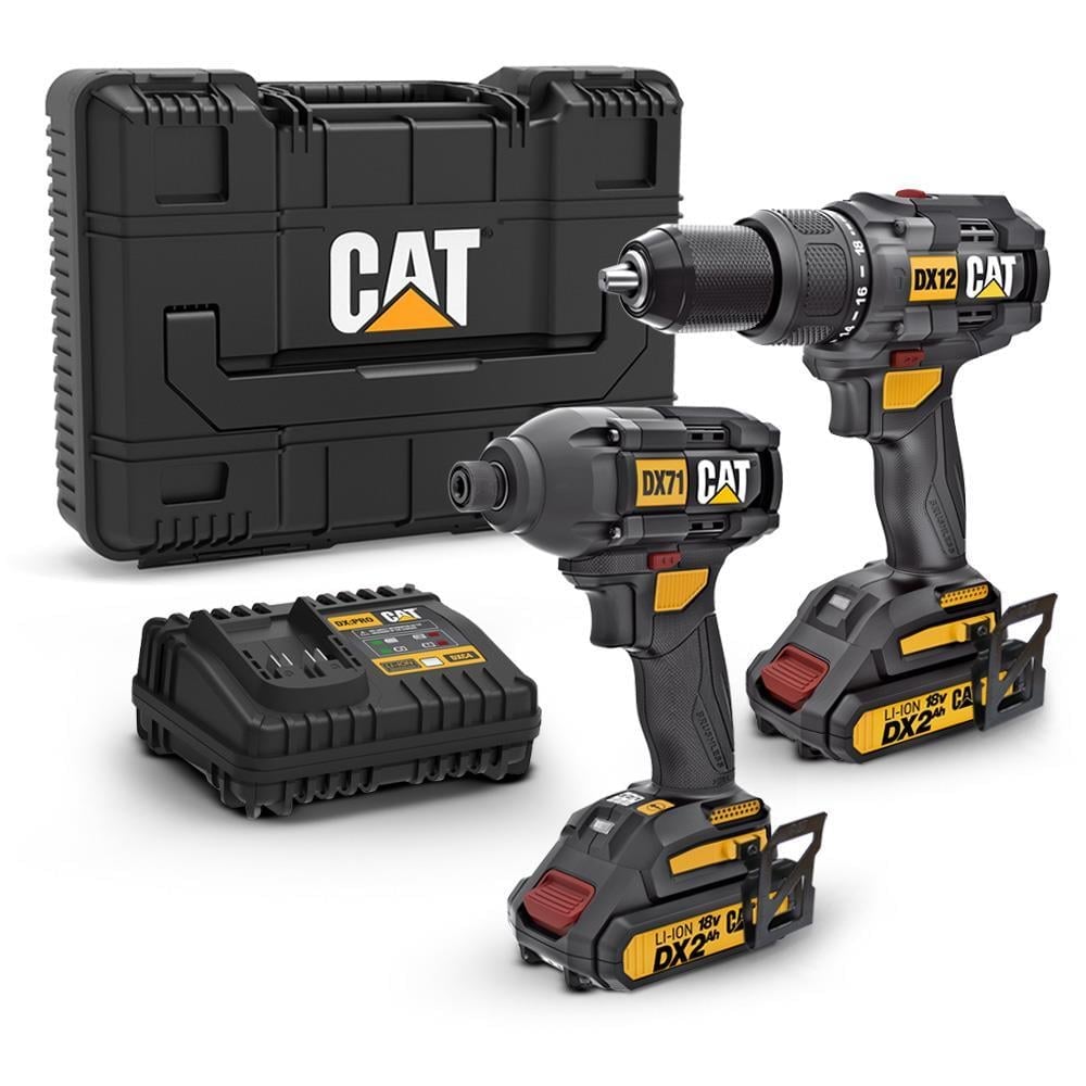 Cordless Drill COMBO 18V DX12K CAT