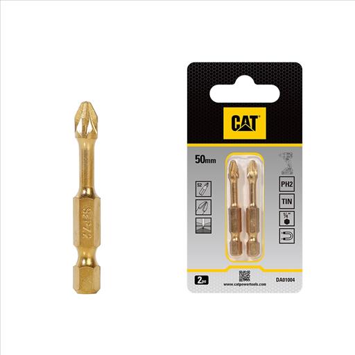 Screwdriver Bits PH2 50mm DA01004 CAT