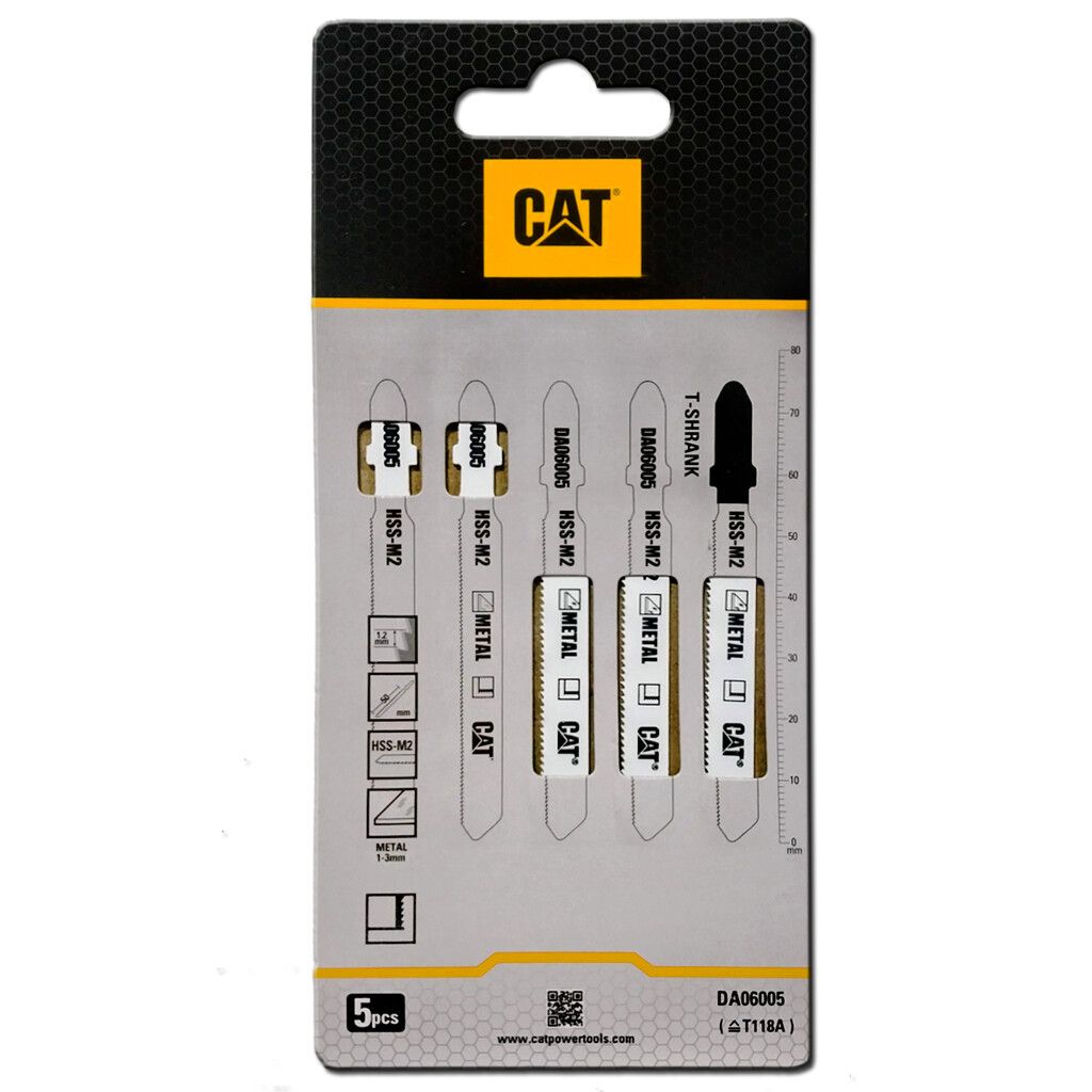 Jigsaw Blade Set Metal CAT DA06005 T118A