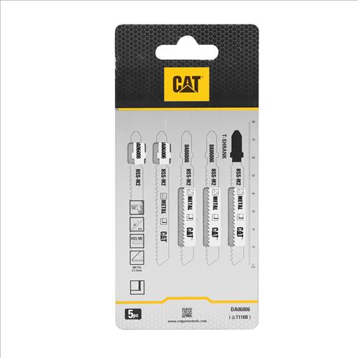 Jigsaw Blade Set Metal CAT DA06006 T118B