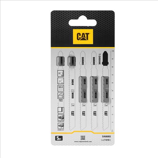 Jigsaw Blade Set Wood CAT DA06003 T101B