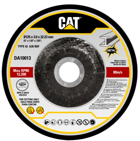 Metal Cutting Disc 125*3*22.23 MM DA10013 CAT