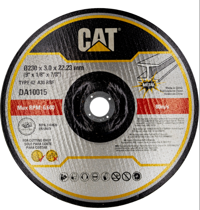 Metal Cutting Disc 230*3.0*22.23MM DA10015 CAT