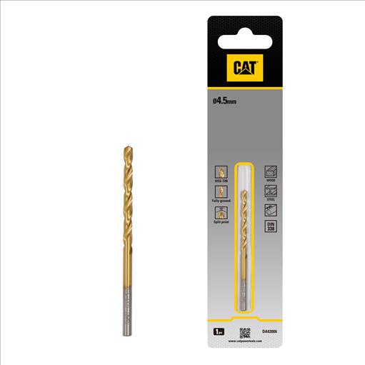 Steel Drill Bit 4.5mm CAT DA02006