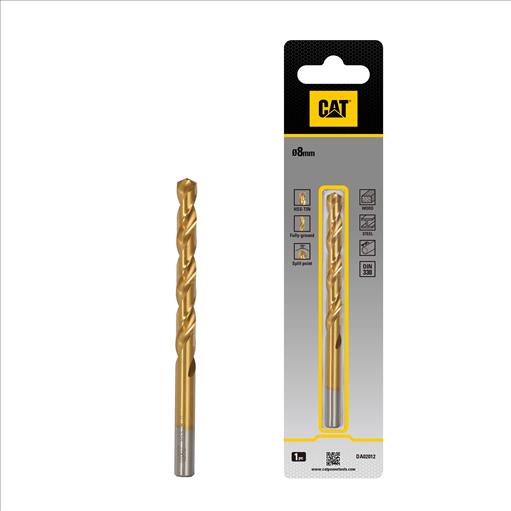 Steel Drill Bit 8mm DA02012 CAT