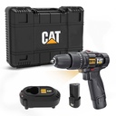 CAT DX15.1 12V 2Ah Cordless Hammer Drill – Powerful & Compact
