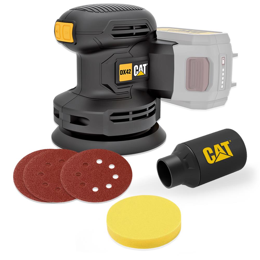CAT DX42B 18V 5" Battery Sander