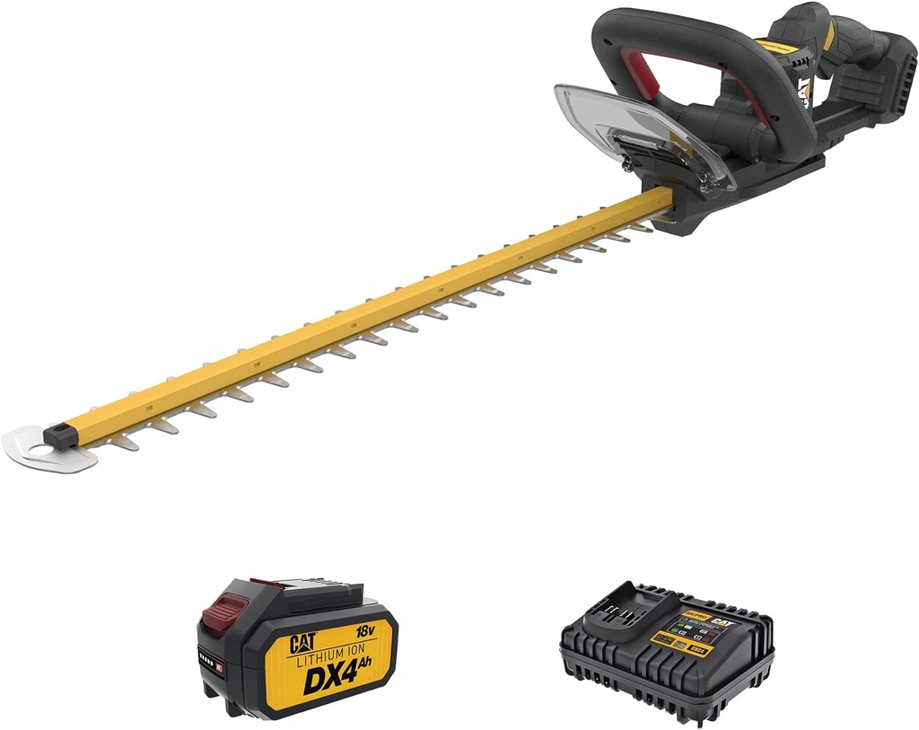 Cat DG220 18V Brushless 24” Hedge Trimmer Cordless, High-Speed Dual Action Shrub Trimmer