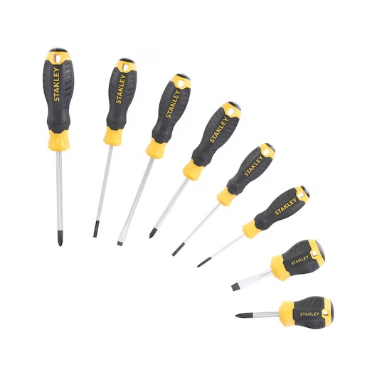 STANLEY® CUSHION GRIP™ Flared Phillips Screwdriver Set (8 pc.) STHT16167-0