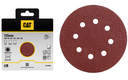 CAT DA14003 5" 10-Pack Assorted Grit Sandpaper