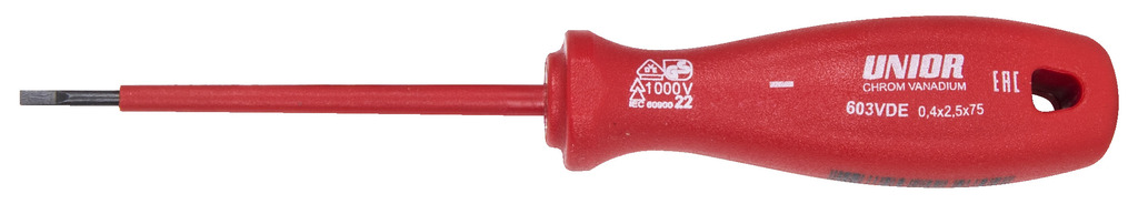 Insulated Multi Screwdriver Set, UNIOR 603CS6ATVD