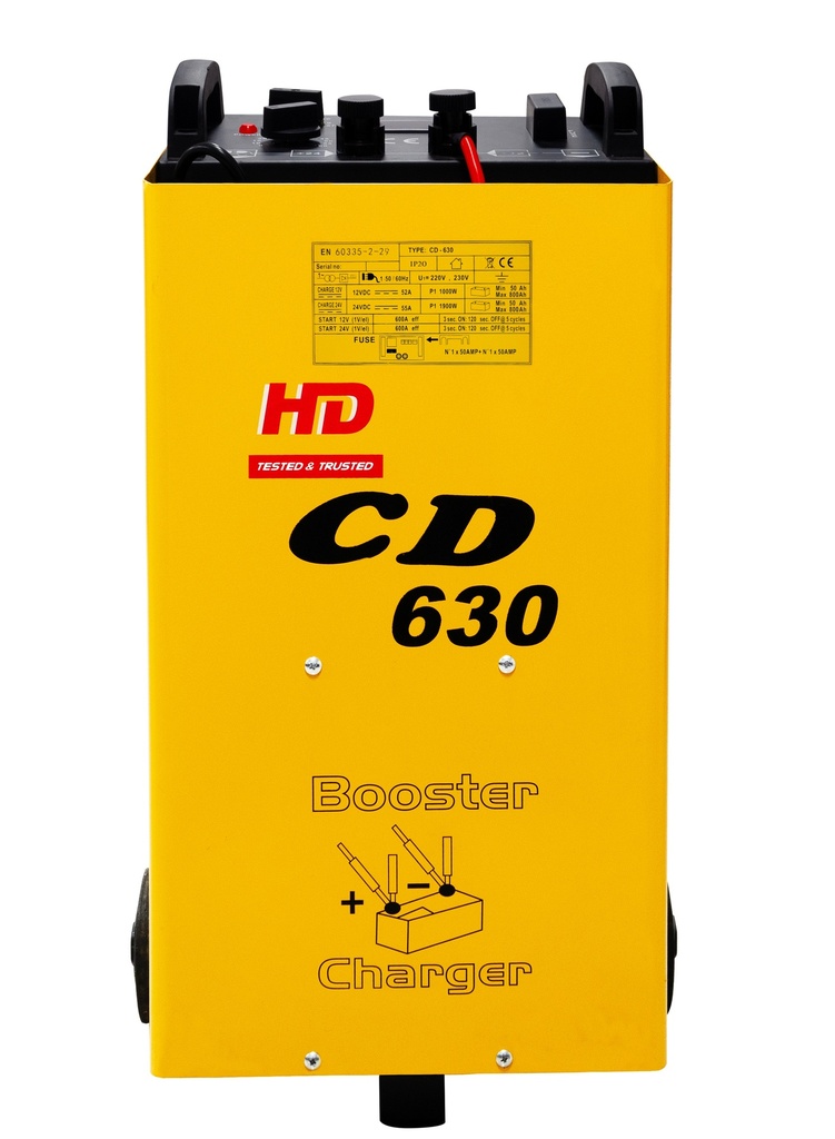 شاحن بطاريات 12-24 فولت HD CD630