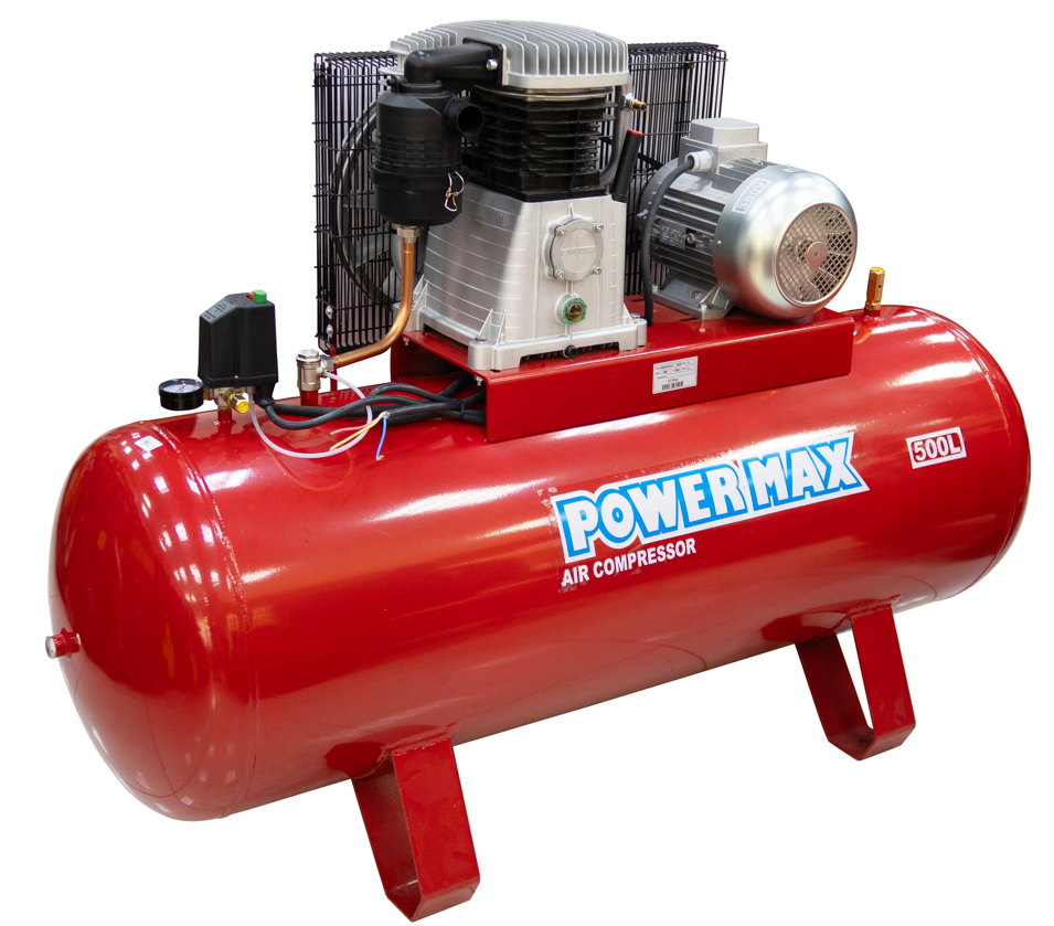 Air Compressor 500L 7.5HP Italy POWER MAX