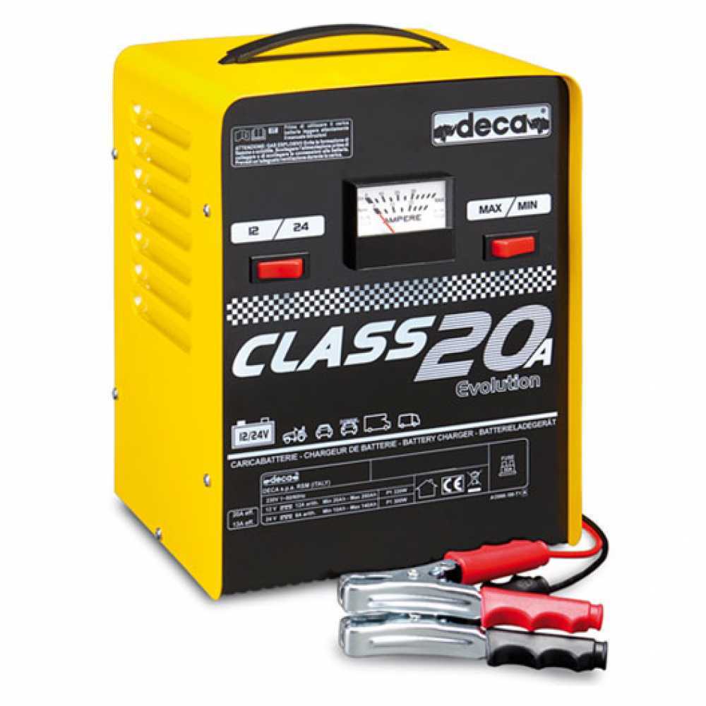 Battery Charger Portable 12-24 Volt 20A CLASS 20A Italian DECA