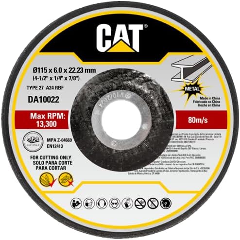 Metal Grinding Disc 115*6 mm DA10022 CAT