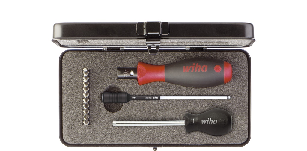 Multi Screwdriver Set with Bits, 14 Pieces, WIHA 2852S10